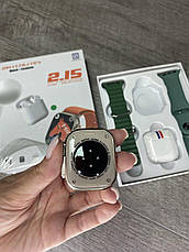 Smart Watch H98 Ultra з TWS навушниками та двома ремінцями, набір 2в1, фото 6