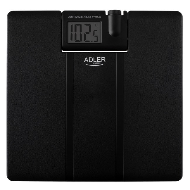 Ваги для підлоги електронні Adler AD 8182 до 180 кг з проектором Black S