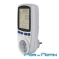 Енергометр, ватметр, вольтметр, амперметр, лічильник енергії в розетку, 16 А, 50 Гц