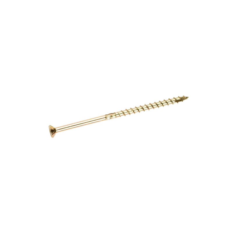 8х300 TX40 Шуруп конструкційний для дерева цинк жовтий часткова різьба потайна [101HW00101HW80C01T] HW-C Metalvis, фото 1