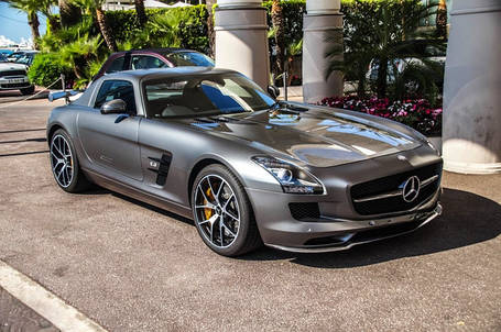 Диски и шины на Mercedes Benz SLS-Class