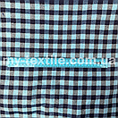 Сорочкова тканина ХБ 145 gm принт Синій з блакитним, фото 2