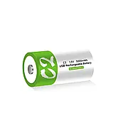 Батарейка C (R14) акумуляторна з роз'ємом USB Type-C від Smartoools на 1.5V/5000mWh, фото 3