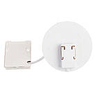 Світлодіодний світильник з датчиком руху накладної ЖКХ 9Вт, круглий, холодний білий, IP40, фото 3