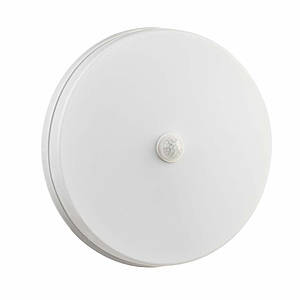 Світлодіодний світильник з датчиком руху накладної ЖКХ 36Вт, круглий, білий, IP40