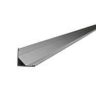 LED профіль кутовий квадратний 2 м ПФ-9 + розсіювач напівматовий, фото 3