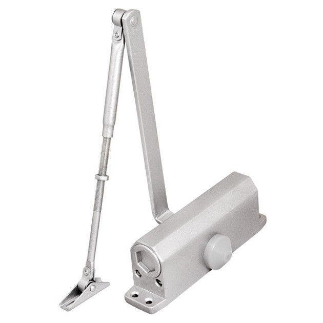 Дверний доводчик Kedr А 082 ( 80-110 кг) сірий колір, фото 1