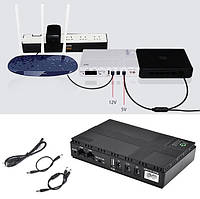 Безперебійник для роутера DC1018P ДБЖ UPS 10400 mAh 5V/9V/12V Упс Безперебійник