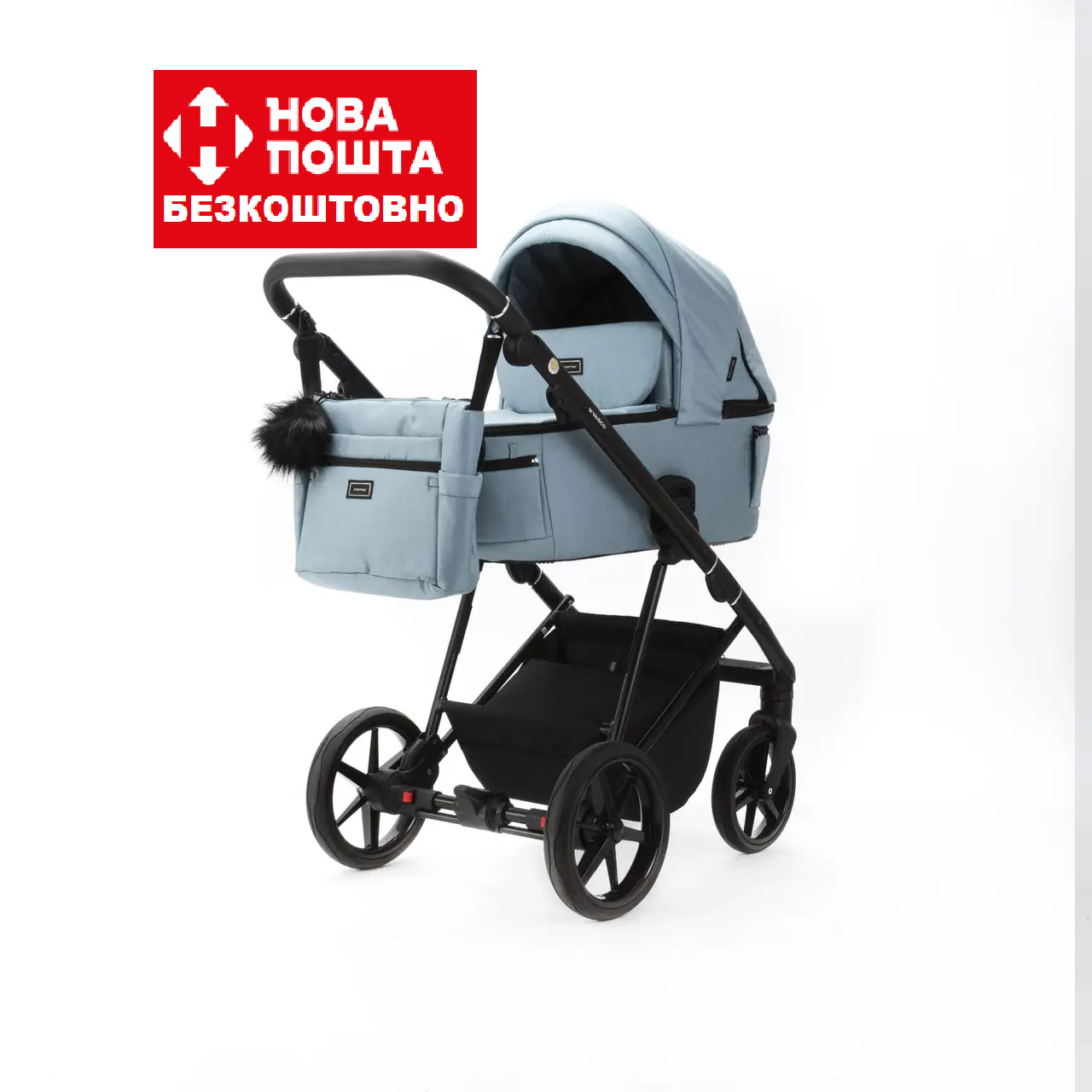 Коляска 2 в 1 Adamex Vasco TK-101 бирюза