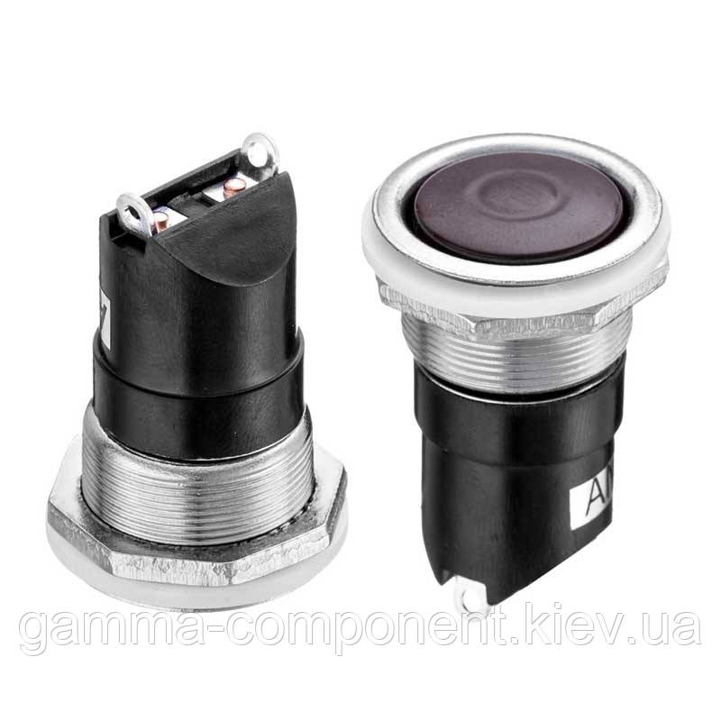 Натискна Кнопка AN 24-K, ON-(OFF), 6A, 250V (SPST 2 pin) Daier