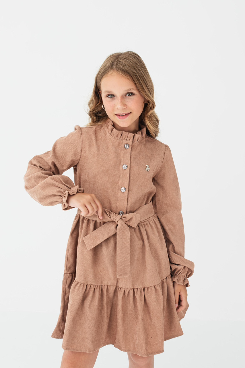 Сукня для дівчинки мікровельвет Любов, розміри 122-146р.