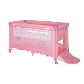 Манеж - ліжко Noemi 2 Layers Lorelli від народження до 15 кг Рожевий