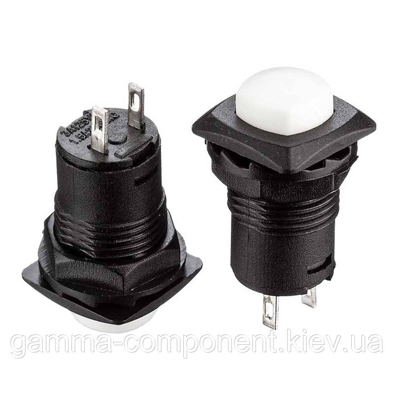 Натискна Кнопка DS-226, ON-OFF, 1,5 А, білий