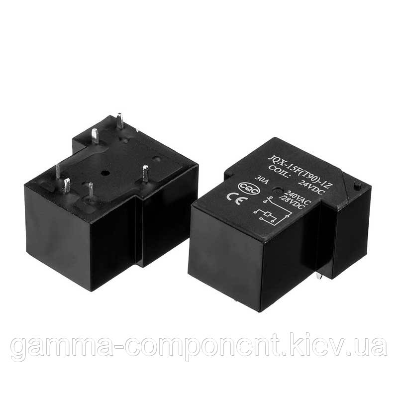 Реле JQX-15F(T90), 30А, 24VDC/ контакти-1С