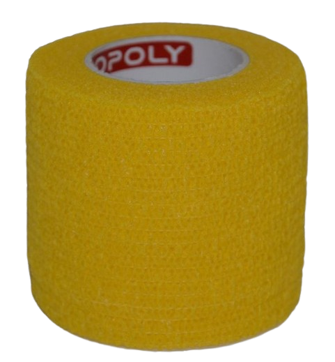 Кополі Copoly Cohesive Bandage ширина 5 см, самоклейна фіксувальна стрічка для накладення пов'язок тваринам (2007201813), фото 1