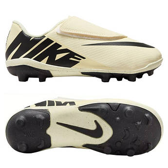 Дитячі бутси Nike Mercurial Vapor 15 Club MG Junior DJ5964-700, Бежевий, Розмір (EU) — 31.5