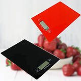 Кухонні сенсорні ваги MX-402 з дисплеєм до 5 кг настільні скляні з плоскою платформою для кухні, фото 9