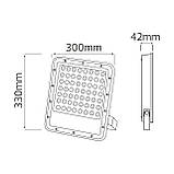 Прожектор світлодіодний "OSELO-300" 300W 6400K, фото 3