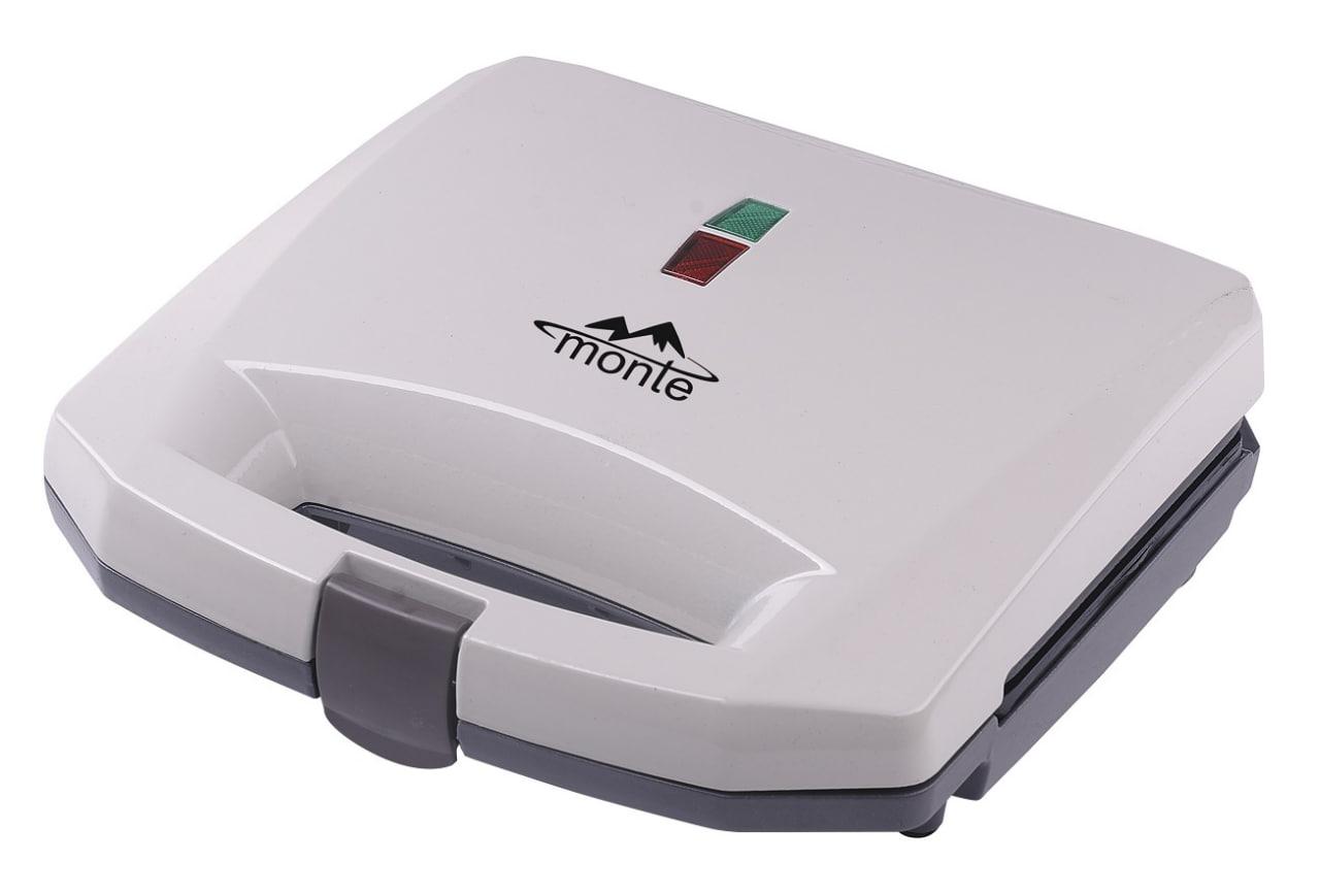 Вафельниця Monte MT-3521 вафель для бельгійських вафель Білий 800 Вт, фото 1
