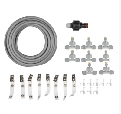 Система туманоутворення для альтанки, 12 м.пог, 8 форсунок, туманоутворювач для тераси Bradas (Польща)