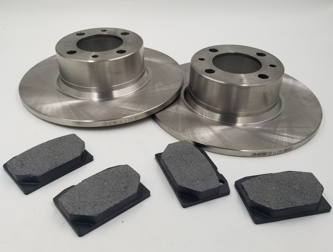 Диски гальмівні передні (к-т лев+прав+колодки) ВАЗ 2101-07 LSA Словаччина, фото 1