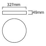 Світильник накладний  "ANDREA-30" 30W IP 54 6400K  білий 016-066-0030-010, фото 3