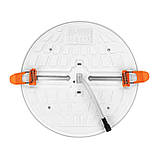 Світлодіодний світильник вмонтований  VALENTINA-24 24W білий, фото 3