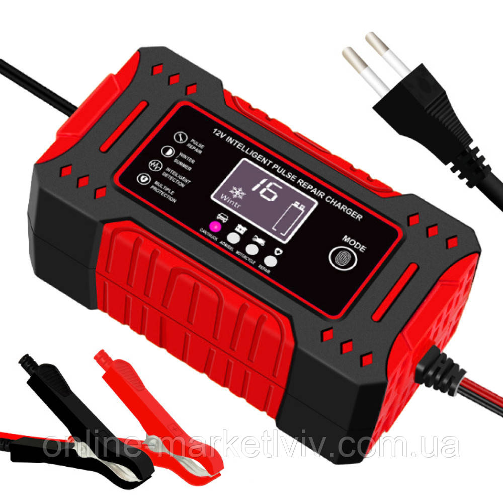 Імпульсний зарядний пристрій для акумуляторів 12V, 6А, 265В / Автомобільна зарядка для акумулятора, фото 1