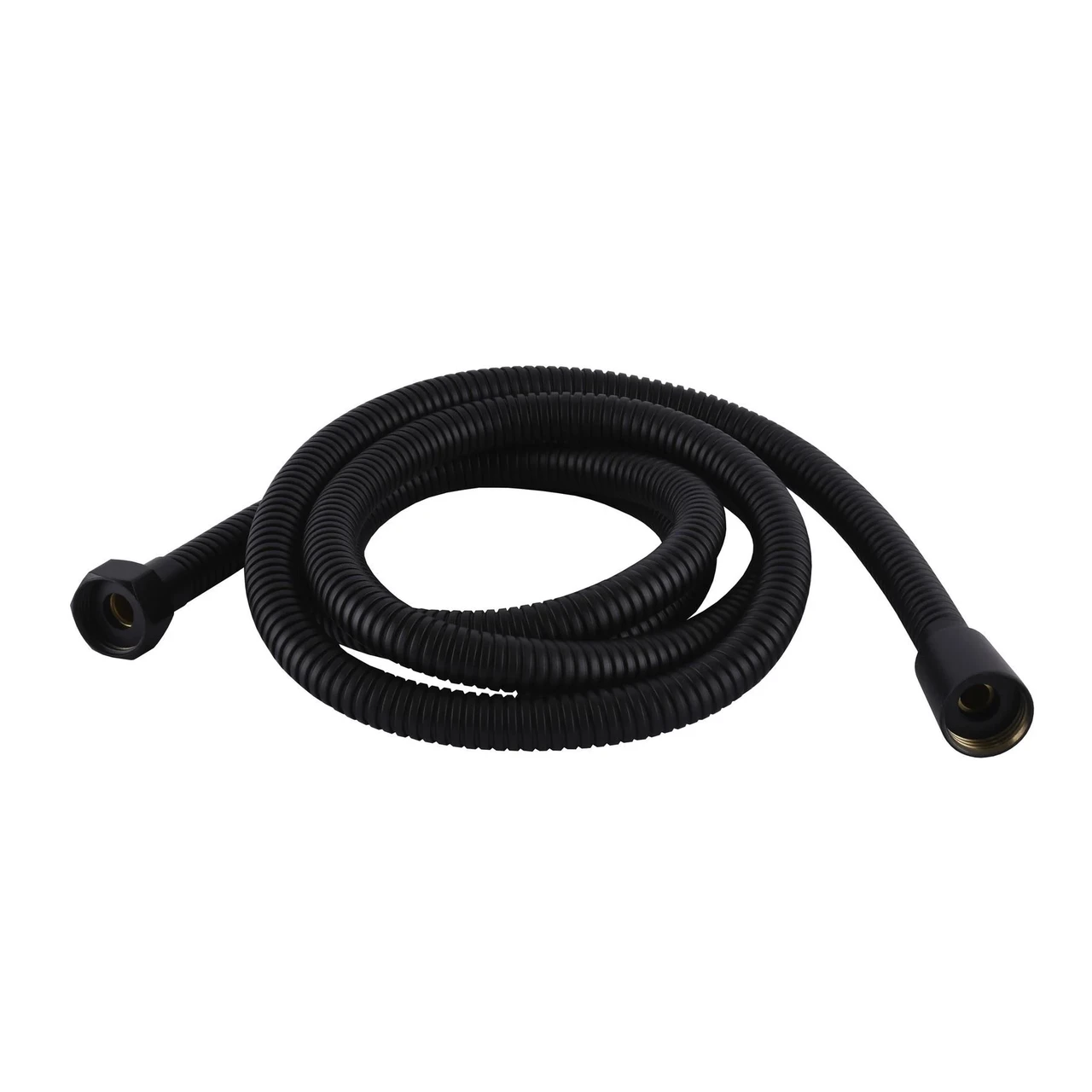 Душовий шланг Globus Lux FH-803-BB-200, метал, чорний