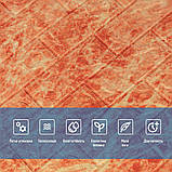 Декоративна 3D панель самоклейка під цеглу DEEP RED (066) SW-00000169, фото 4