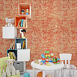 Декоративна 3D панель самоклейка під цеглу DEEP RED (066) SW-00000169, фото 5