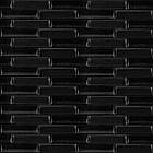 3D панель самоклеюча кладка чорна 700х770х7мм (038) SW-00000303