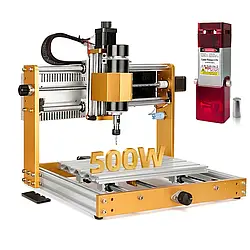 Гравер CNC 3018 PLUS 2.0 PRO MAX  фрезер ЧПУ верстат 500W з лазерним модулем LM-C40W
