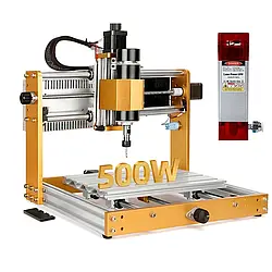 Гравер CNC 3018 PLUS 2.0 PRO MAX  фрезер ЧПУ верстат 500W з лазерним модулем LM-C80W