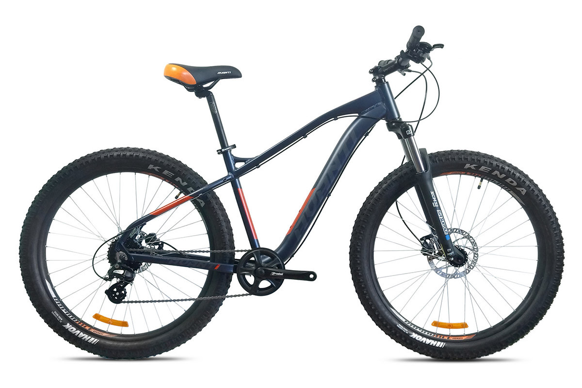 Велосипед Fatbike 27,5 Avanti Boost 3.0 гідравліка, 17", синьо-помаранчевий, фото 1