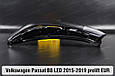 Скло фари VW Volkswagen Passat B8 LED EUR (2015-2019) дорест ліве, фото 3