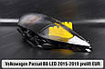 Скло фари VW Volkswagen Passat B8 LED EUR (2015-2019) дорест ліве, фото 5