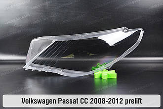 Скло фари VW Volkswagen Passat CC (2008-2012) дорест ліве