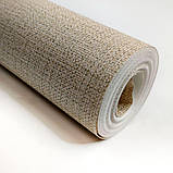 Шпалери бежеві із зеленим вкрапленням вінілові, на паперовій основі SW-00000835, фото 5