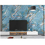 Самоклеюча вінілова плитка набір (6 рулонів) бірюза 3600х2800х2мм SW-00001459, фото 3