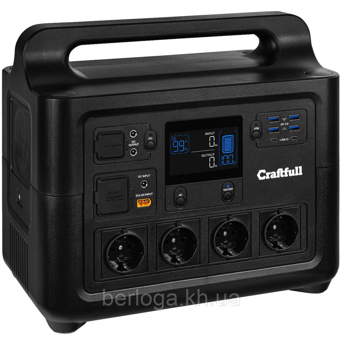 Портативна зарядна станція CraftFull PS1800