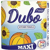 Рушники паперові Диво Premio Maxi, 20г/м, 2 шари, білі, 2 шт