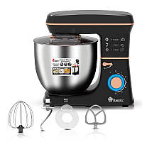 Міксер планетарний, тістоміс Domotec R6673 з металевою чашею 12 л, 1200вт, 6 швидкостей PT