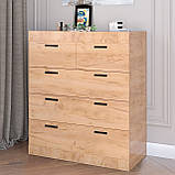 Комод для спальні Соната Комод 3 Венге темний + Білий (80х38х93.5 см) Еверест, фото 6