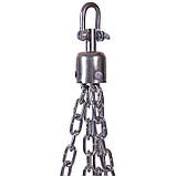 Мішок боксерський Циліндр з кільцем та ланцюгом ZHENGTU BO-2336-180 висота 180 см, фото 4