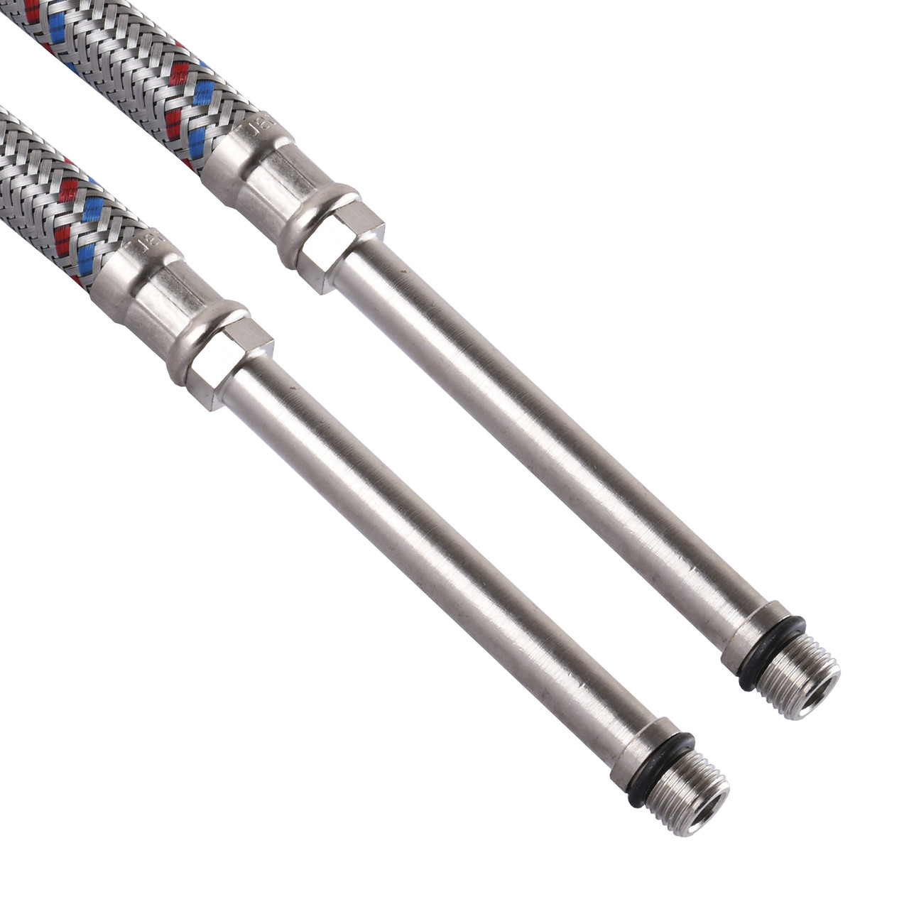 Шланги для змішувача Solomon М8х1/2″ (0,8 м) LONG-штуцер 70мм (пара) HY6201