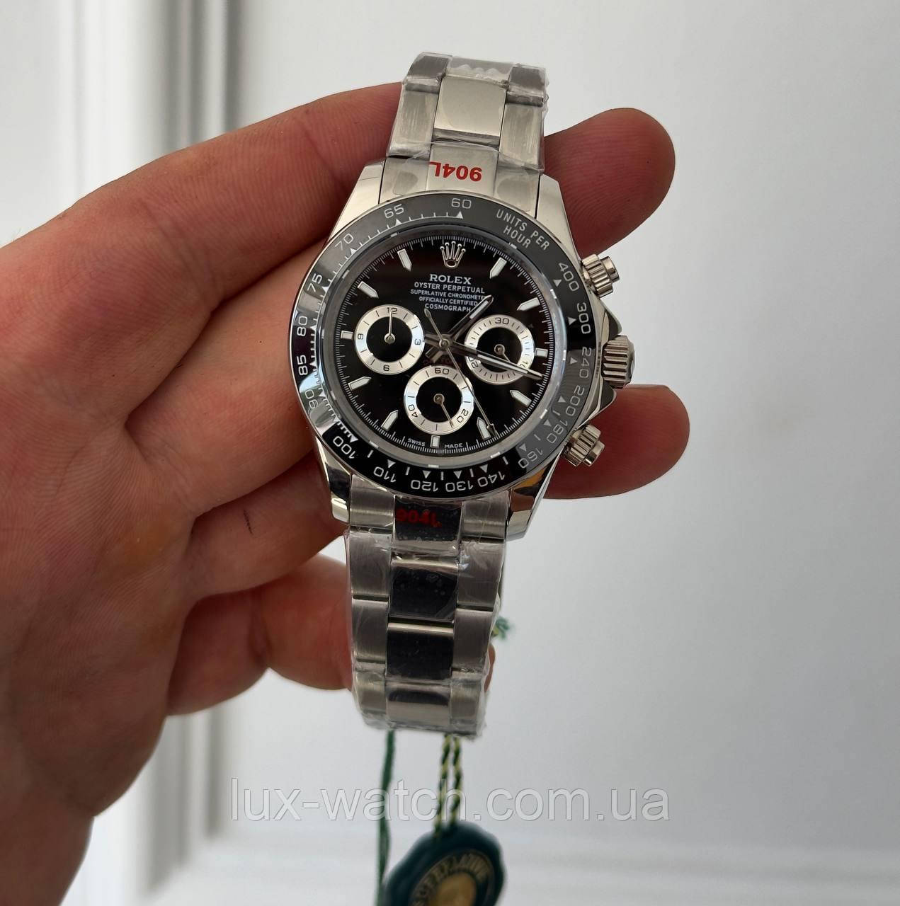Годинник Rolex Daytona Silver-Black