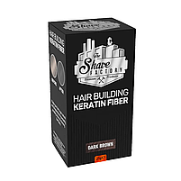 Пудра для залисин The Shave Factory Hair Building Keratin Fiber, коричневий колір (10703119), фото 4