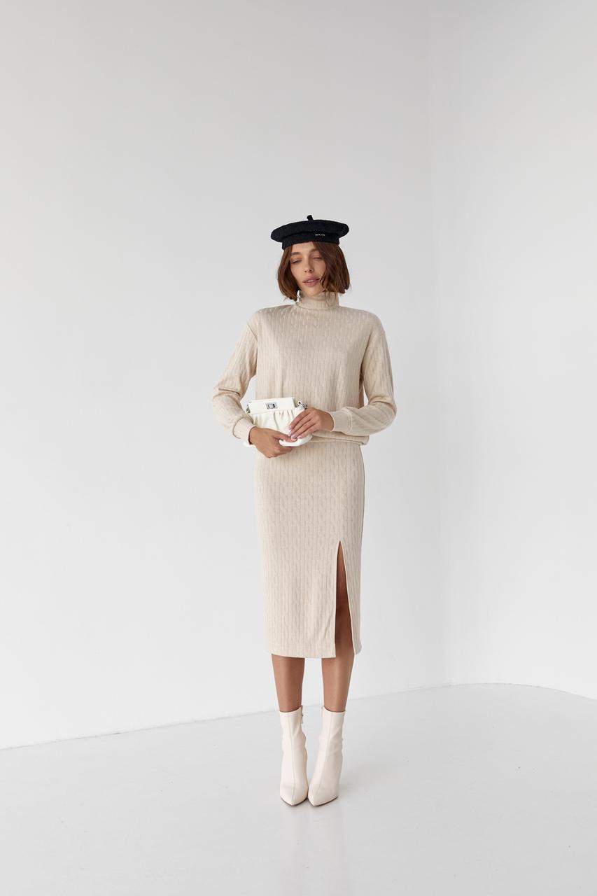 Костюм SL-FASHION 6743.3 46 Бежевий