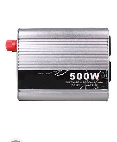 Перетворювач напруги Power Inverter 12V-220V 500W, фото 1